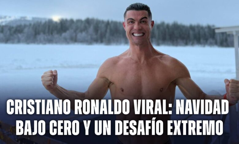 Cristiano Ronaldo viral: el desafío en el frío extremo de Finlandia