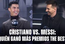 Cristiano vs. Messi: quién ganó más premios The Best a lo largo de sus carreras