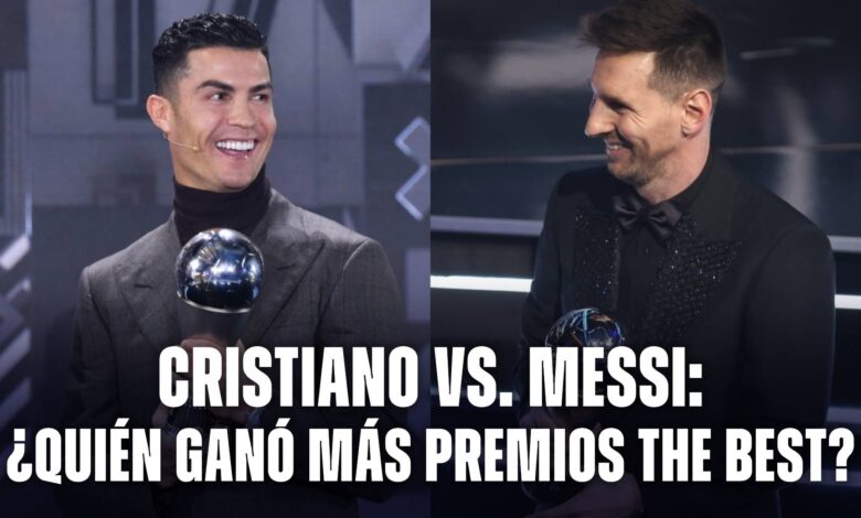 Cristiano vs. Messi: quién ganó más premios The Best a lo largo de sus carreras