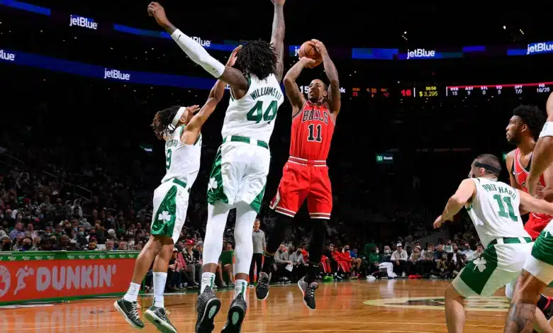 Chicago Bulls vs Boston Celtics será uno de los partidos claves que tendrá la jornada de sábado de la NBA.