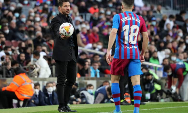 Diego Simeone Barcelona Atlético Madrid