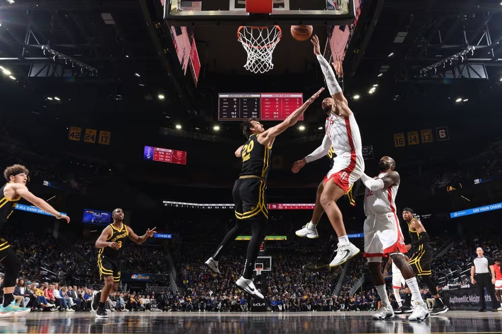 Houston Rockets vs Golden State Warriors será el cuarto partido de los Cuartos de Final de la Emirates NBA Cup.