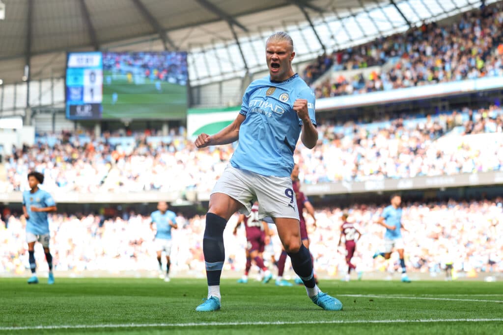 Erling Haaland es una de las figuras de la Premier League. (Photo by Robbie Jay Barratt - AMA/Getty Images)