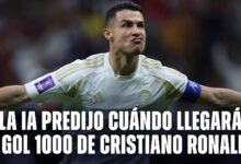 La inteligencia artificial predijo cuándo será el gol 1000 de Cristiano Ronaldo