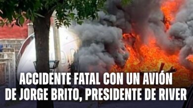 Accidente fatal: se estrelló el avión de Jorge Brito, sin el presidente de River a bordo