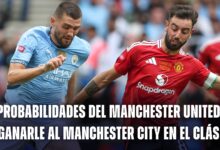 Probabilidades del Manchester United vs. Manchester City en el derbi