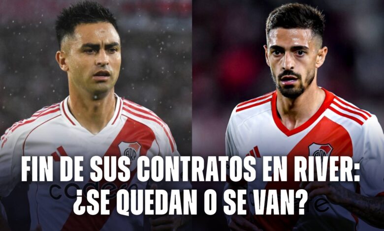 Se terminan los contratos del Pity y de Lanzini: ¿se quedan o se van de River?