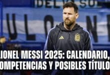 Lionel Messi se prepara para un 2025 repleto de competencia