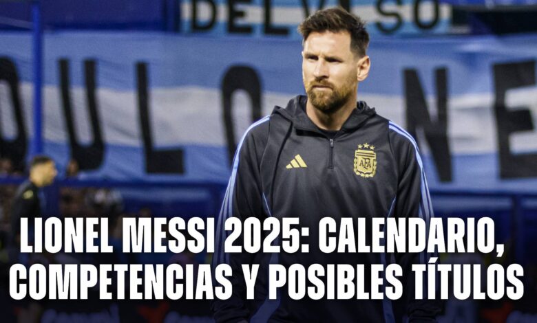 Lionel Messi se prepara para un 2025 repleto de competencia