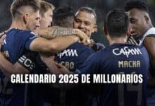 Millonarios calendario 2025