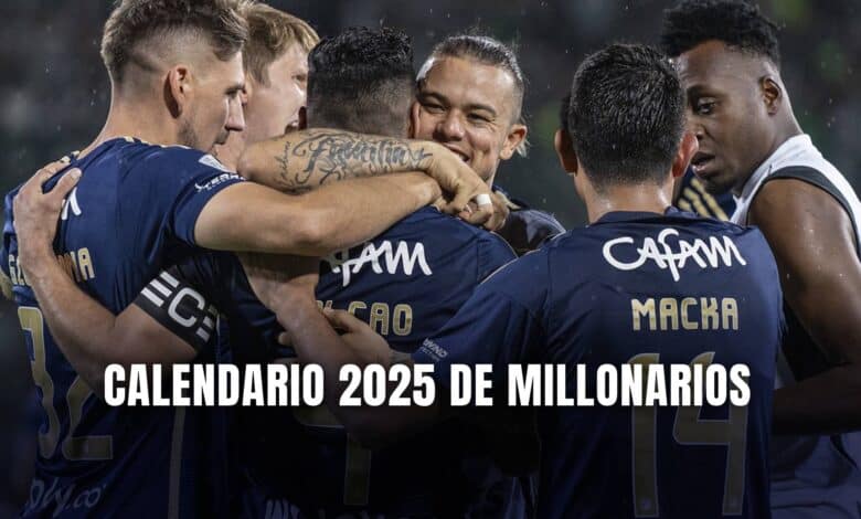 Millonarios calendario 2025