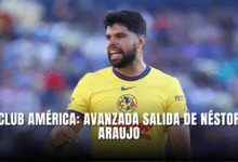 Club América avanzada salida de Nestor Araujo