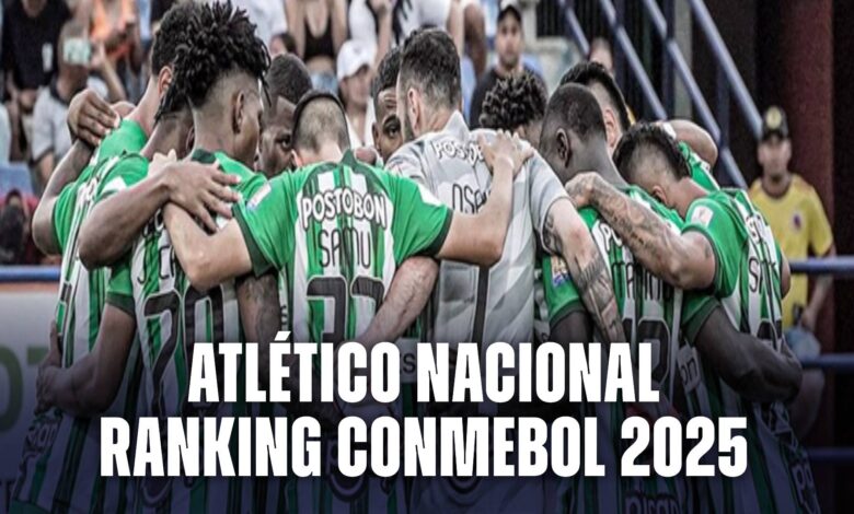 ranking conmebol de atletico nacional