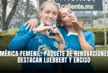 América Femenil renovaciones Luebbert y Enciso