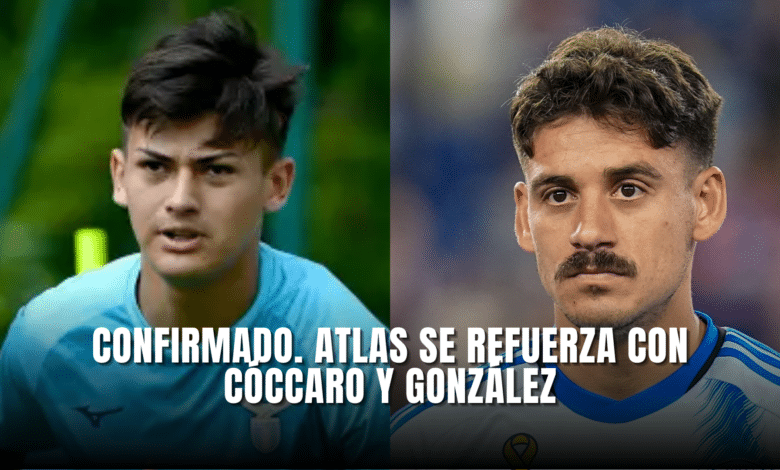 Atlas se refuerza con Cóccaro y González