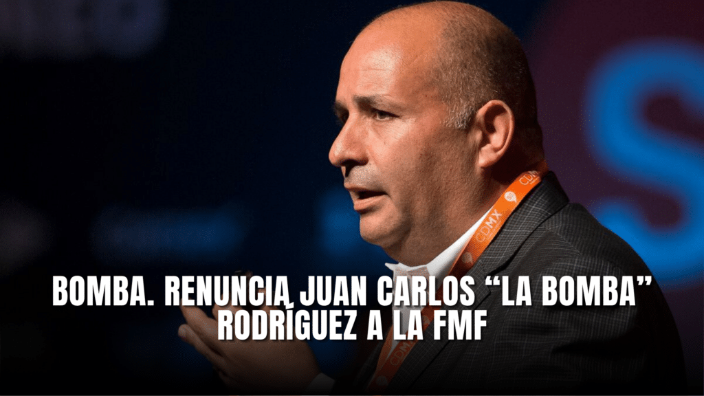 Bomba renuncia juan carlos rodriguez a la FMF