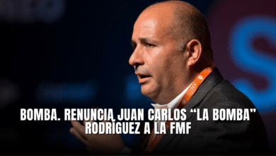 Bomba renuncia juan carlos rodriguez a la FMF