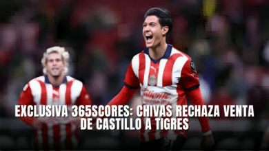 Exclusiva 365Scores. Chivas rechaza venta de Castillo a Tigres