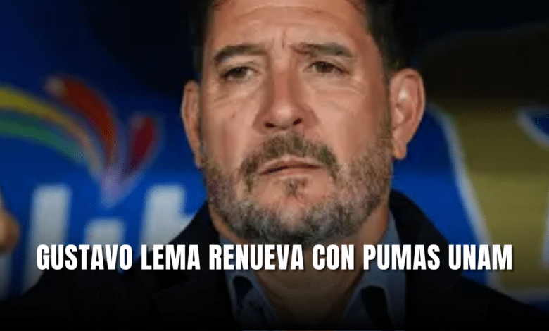 Gustavo Lema renueva con Pumas UNAM