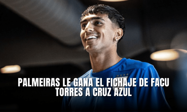 Palmeiras gana fichaje de Facu Torres a Cruz Azul