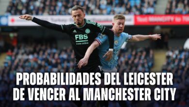 Las probabilidades de un triunfo del Leicester vs. Manchester City