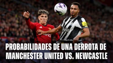 Probabilidades de una derrota de Manchester United vs. Newcastle