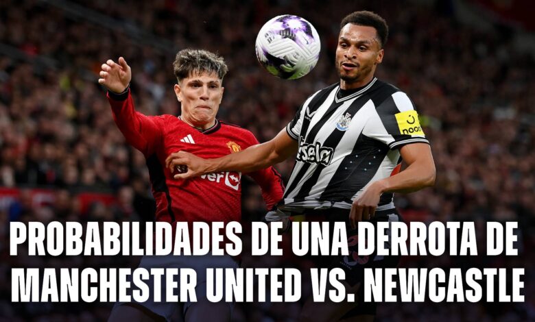 Probabilidades de una derrota de Manchester United vs. Newcastle