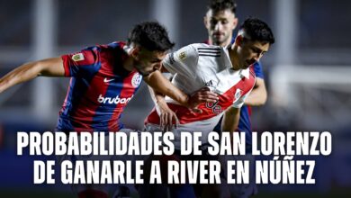 Probabilidades de San Lorenzo de ganar el clásico ante River en el Más Monumental