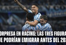 Las tres figuras que podrían irse de Racing en las próximas horas