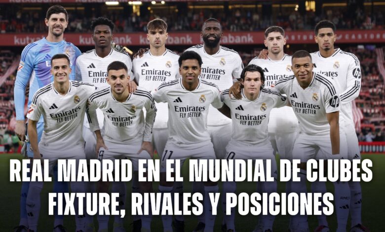 Real Madrid en el Mundial de Clubes: días, horarios, rivales y posiciones del grupo