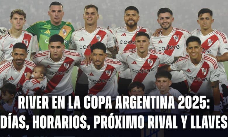 River en la Copa Argentina 2025: todos los detalles