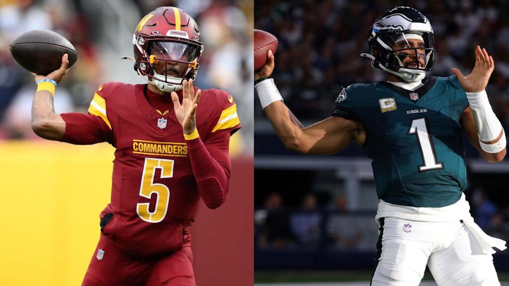 Washington Commanders vs Philadelphia Eagles será uno de los partidos especiales de la jornada de domingo de la NFL.