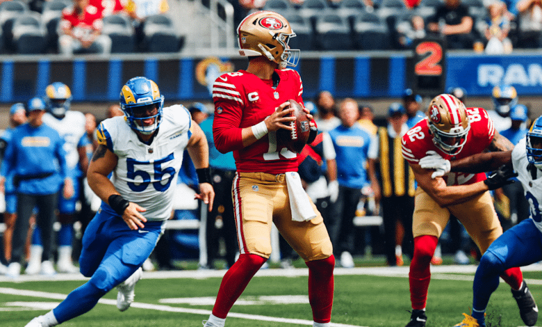 San Francisco 49ers vs Los Ángeles Rams será el partido inicial de la Jornada 15 de la NFL.