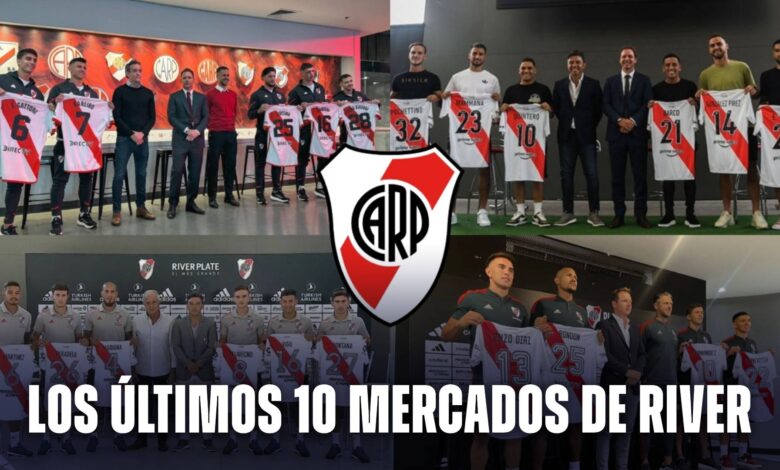 Un análisis sobre los últimos 10 mercados de pases River Plate