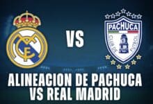 alineacion de pachuca vs madrid