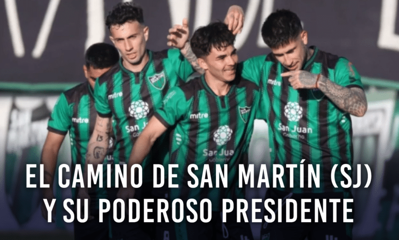 San Martín (SJ) quiere volver a primera y tiene en su presidente a alguien con poder en la AFA, ¿servirá de algo?.