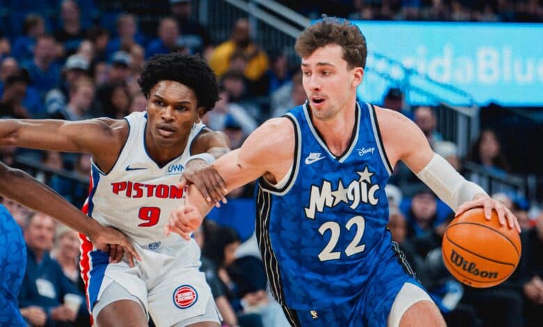 Detroit Pistons vs Orlando Magic será el primer partido del 2025 en la NBA.