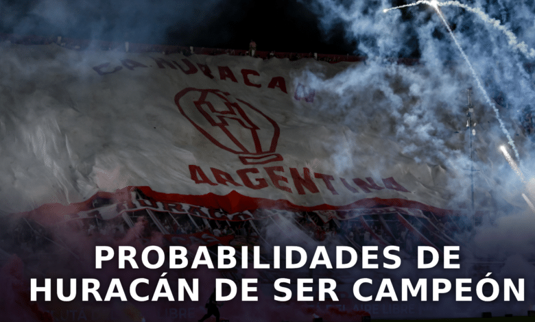 Huracán puede ser campeón de la Liga Profesional 2024, ¿qué probabilidades tiene?.