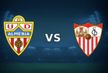 Almería vs Sevilla, por la Copa del Rey.