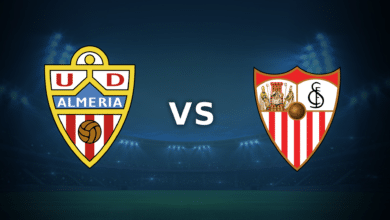 Almería vs Sevilla, por la Copa del Rey.