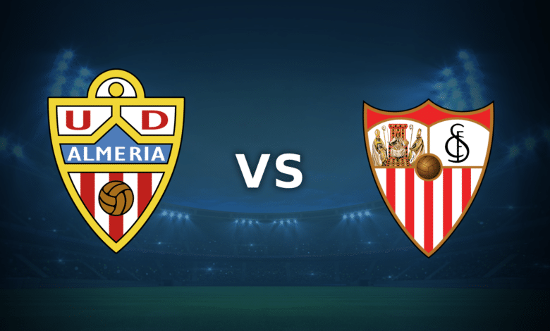 Almería vs Sevilla, por la Copa del Rey.