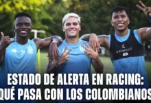 En Racing están en alerta por la situación de los tres colombianos