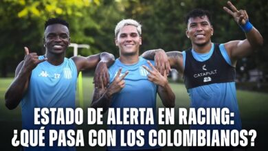 En Racing están en alerta por la situación de los tres colombianos