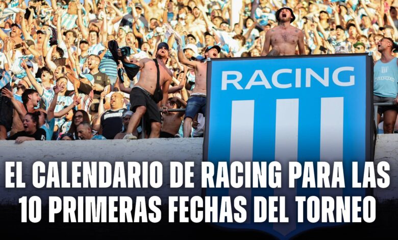 El calendario de Racing para el inicio del 2025