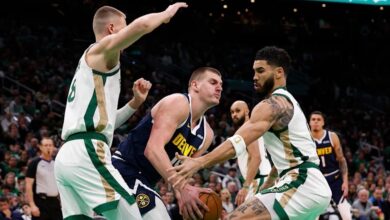 Denver Nuggets vs Boston Celtics será uno de los partidos especiales de esta jornada de miércoles en la NBA. (@NBA)