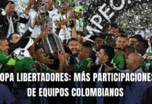 Copa Libertadores participaciones equipos colombianos