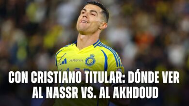 Cristiano Ronaldo titular en Al Nassr vs. Al Akhdoud