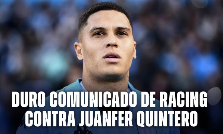 Racing emitió un duro comunicado contra Juanfer Quintero y lo bajó de la pretemporada