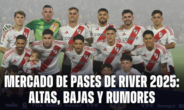 El mercado de pases de River 2025, en vivo: todas las novedades del Millonario.