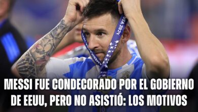 Lionel Messi, el gran ausente en la entrega de la "Medalla Presidencial de la Libertad" en Estados Unidos.